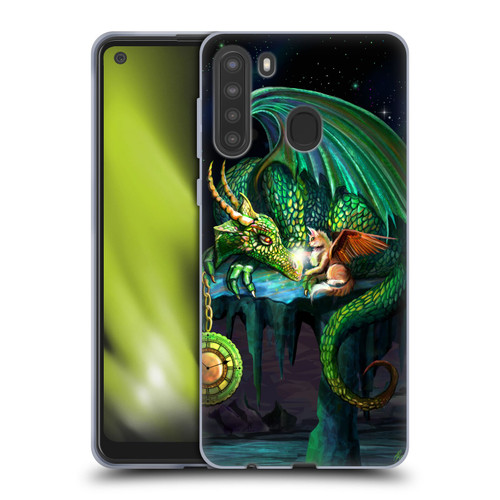 Rose Khan Dragons Green Time Soft Gel Case for Samsung Galaxy A21 (2020)