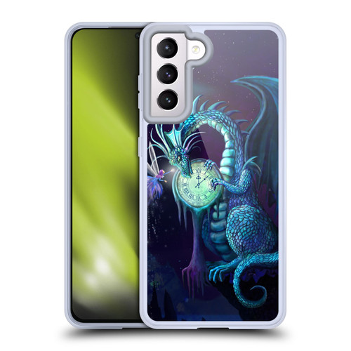 Rose Khan Dragons Blue Time Soft Gel Case for Samsung Galaxy S21 5G