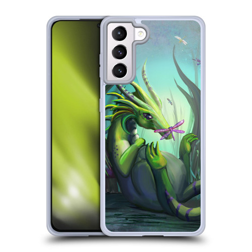 Rose Khan Dragons Baby Green Soft Gel Case for Samsung Galaxy S21+ 5G