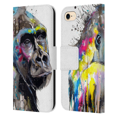 Pixie Cold Animals I See The Future Leather Book Wallet Case Cover For Apple iPhone 7 / 8 / SE 2020 & 2022