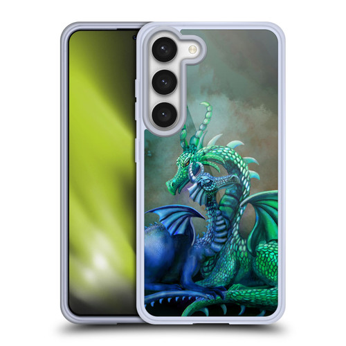 Rose Khan Dragons Green And Blue Soft Gel Case for Samsung Galaxy S23 5G