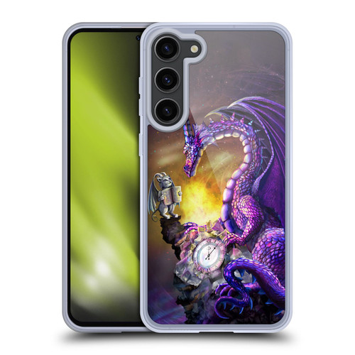 Rose Khan Dragons Purple Time Soft Gel Case for Samsung Galaxy S23+ 5G