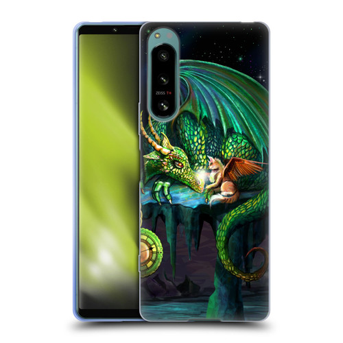 Rose Khan Dragons Green Time Soft Gel Case for Sony Xperia 5 IV