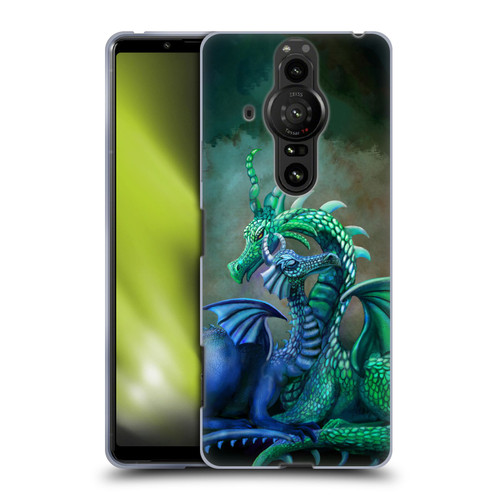 Rose Khan Dragons Green And Blue Soft Gel Case for Sony Xperia Pro-I