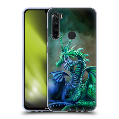 Rose Khan Dragons Green And Blue Soft Gel Case for Xiaomi Redmi Note 8T
