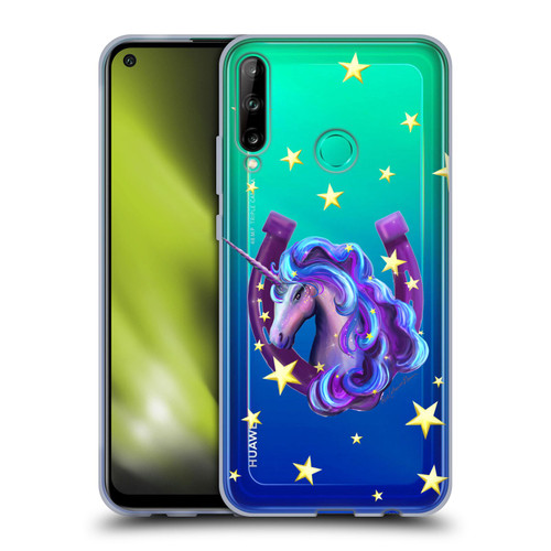 Rose Khan Unicorn Horseshoe Stars Soft Gel Case for Huawei P40 lite E