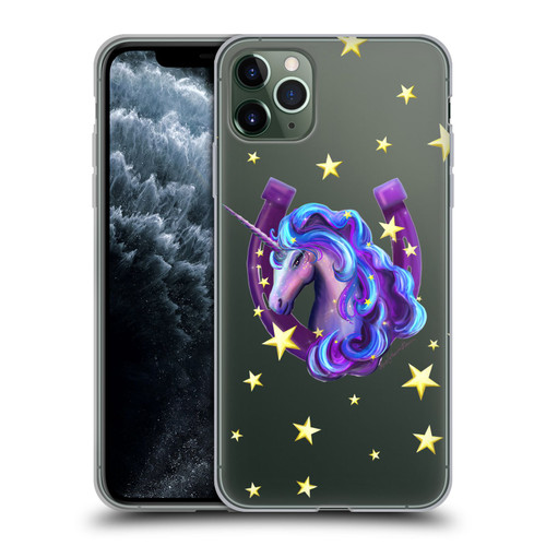 Rose Khan Unicorn Horseshoe Stars Soft Gel Case for Apple iPhone 11 Pro Max