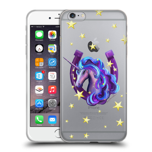 Rose Khan Unicorn Horseshoe Stars Soft Gel Case for Apple iPhone 6 Plus / iPhone 6s Plus