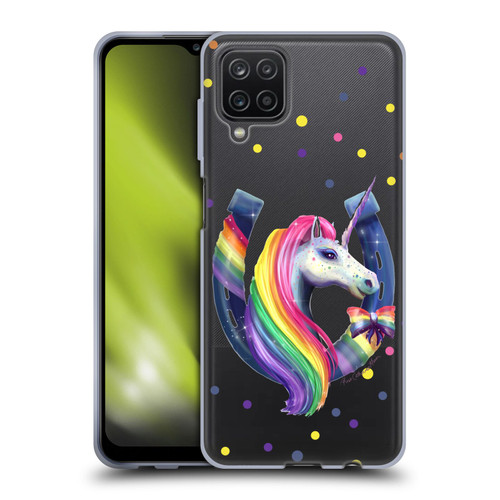 Rose Khan Unicorn Horseshoe Rainbow Soft Gel Case for Samsung Galaxy A12 (2020)