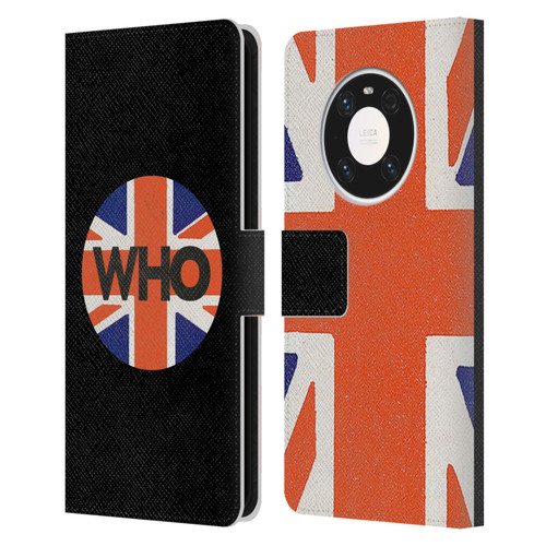 The Who 2019 Album UJ Circle Leather Book Wallet Case Cover For Huawei Mate 40 Pro 5G