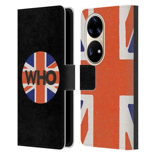 The Who 2019 Album UJ Circle Leather Book Wallet Case Cover For Huawei P50 Pro