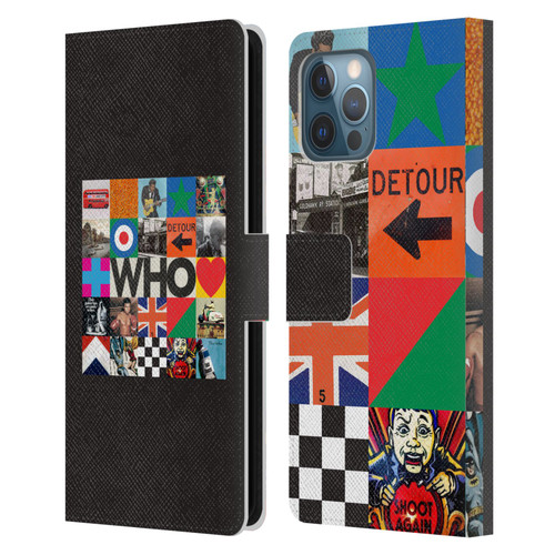 The Who 2019 Album Square Collage Leather Book Wallet Case Cover For Apple iPhone 12 Pro Max