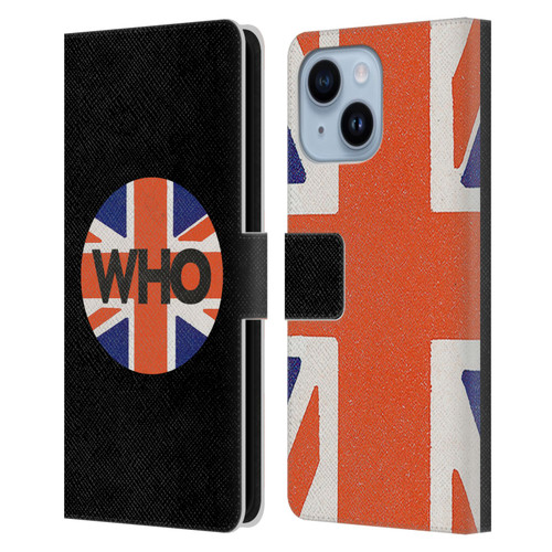 The Who 2019 Album UJ Circle Leather Book Wallet Case Cover For Apple iPhone 14 Plus