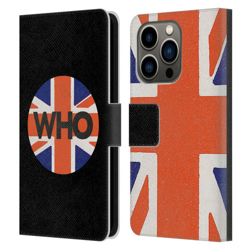 The Who 2019 Album UJ Circle Leather Book Wallet Case Cover For Apple iPhone 14 Pro