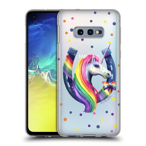 Rose Khan Unicorn Horseshoe Rainbow Soft Gel Case for Samsung Galaxy S10e