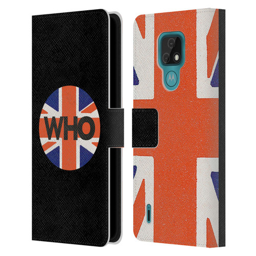 The Who 2019 Album UJ Circle Leather Book Wallet Case Cover For Motorola Moto E7