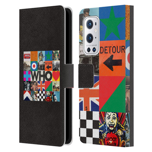 The Who 2019 Album Square Collage Leather Book Wallet Case Cover For OnePlus 9 Pro