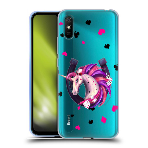Rose Khan Unicorn Horseshoe Pink And Purple Soft Gel Case for Xiaomi Redmi 9A / Redmi 9AT