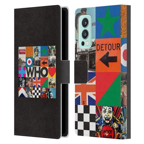 The Who 2019 Album Square Collage Leather Book Wallet Case Cover For OnePlus Nord 2 5G