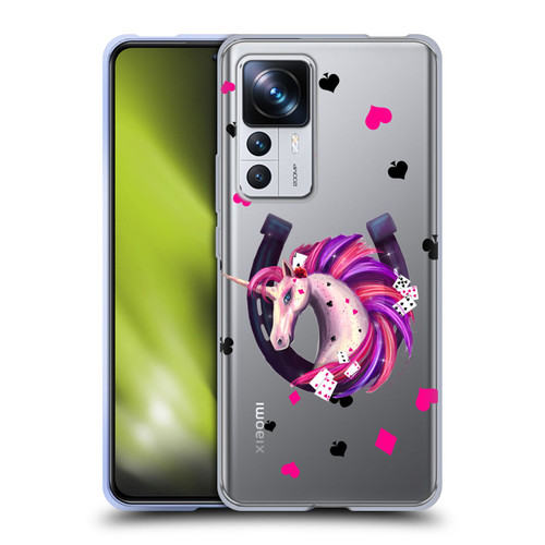 Rose Khan Unicorn Horseshoe Pink And Purple Soft Gel Case for Xiaomi 12T Pro