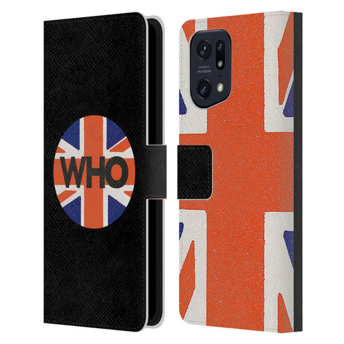 The Who 2019 Album UJ Circle Leather Book Wallet Case Cover For OPPO Find X5