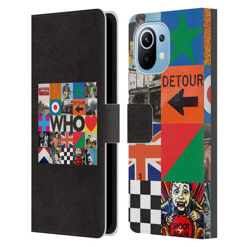 The Who 2019 Album Square Collage Leather Book Wallet Case Cover For Xiaomi Mi 11