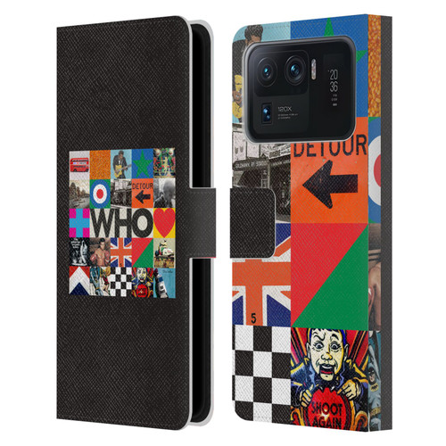 The Who 2019 Album Square Collage Leather Book Wallet Case Cover For Xiaomi Mi 11 Ultra