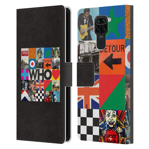 The Who 2019 Album Square Collage Leather Book Wallet Case Cover For Xiaomi Redmi Note 9 / Redmi 10X 4G
