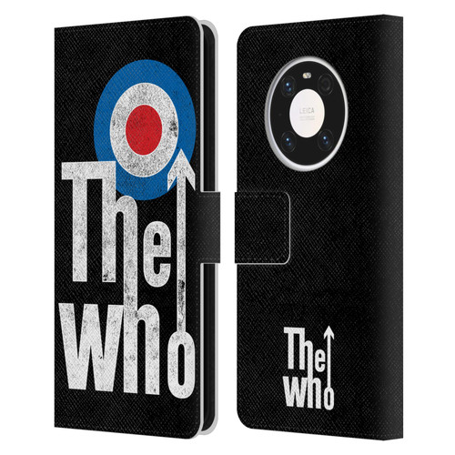 The Who Band Art Classic Target Logo Leather Book Wallet Case Cover For Huawei Mate 40 Pro 5G