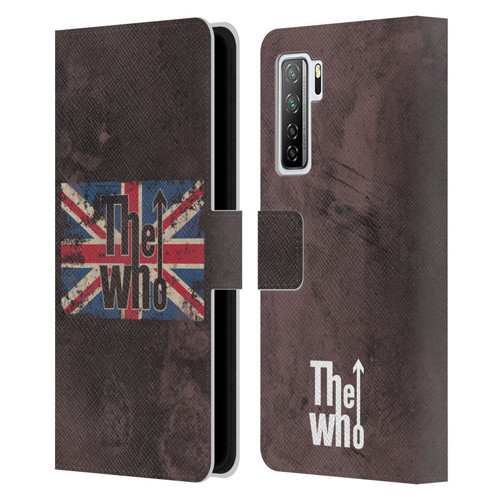 The Who Band Art Union Jack Distressed Look Leather Book Wallet Case Cover For Huawei Nova 7 SE/P40 Lite 5G