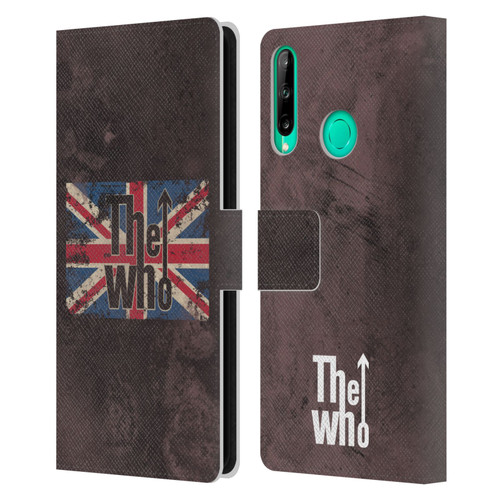 The Who Band Art Union Jack Distressed Look Leather Book Wallet Case Cover For Huawei P40 lite E