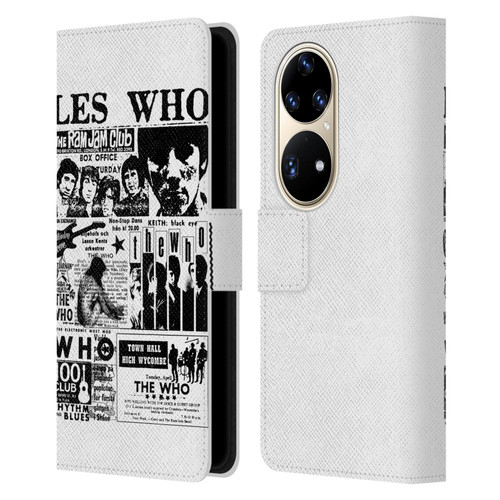 The Who Band Art Les Who Leather Book Wallet Case Cover For Huawei P50 Pro