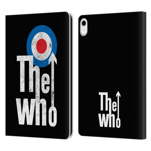 The Who Band Art Classic Target Logo Leather Book Wallet Case Cover For Apple iPad 10.9 (2022)