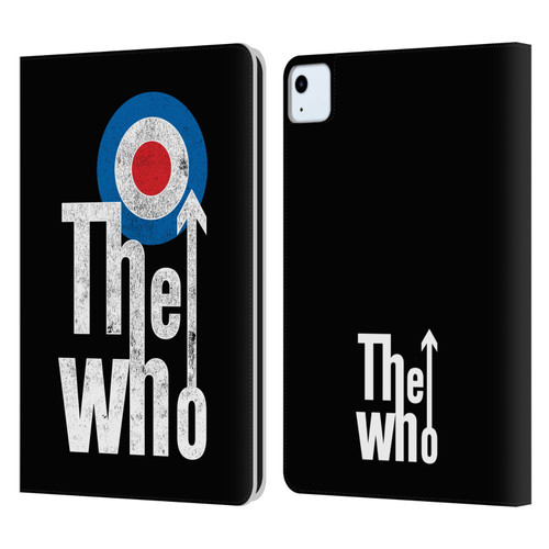 The Who Band Art Classic Target Logo Leather Book Wallet Case Cover For Apple iPad Air 2020 / 2022