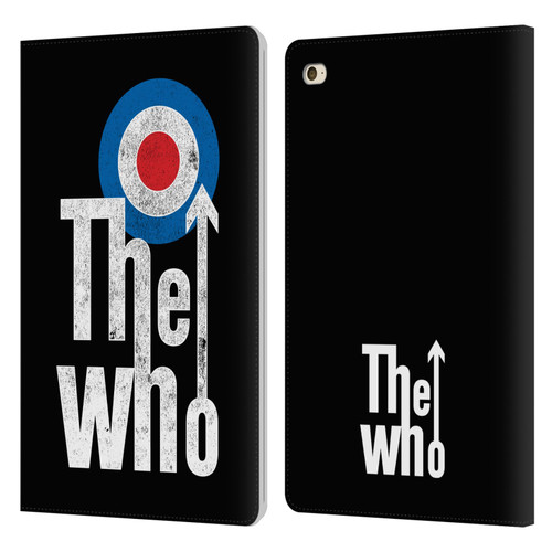 The Who Band Art Classic Target Logo Leather Book Wallet Case Cover For Apple iPad mini 4
