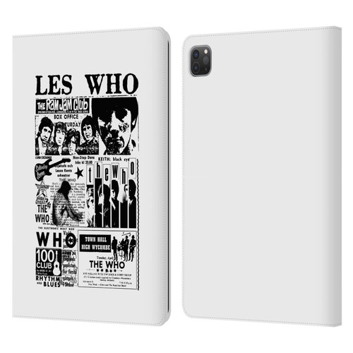 The Who Band Art Les Who Leather Book Wallet Case Cover For Apple iPad Pro 11 2020 / 2021 / 2022