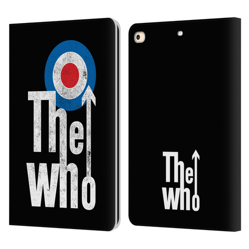 The Who Band Art Classic Target Logo Leather Book Wallet Case Cover For Apple iPad 9.7 2017 / iPad 9.7 2018