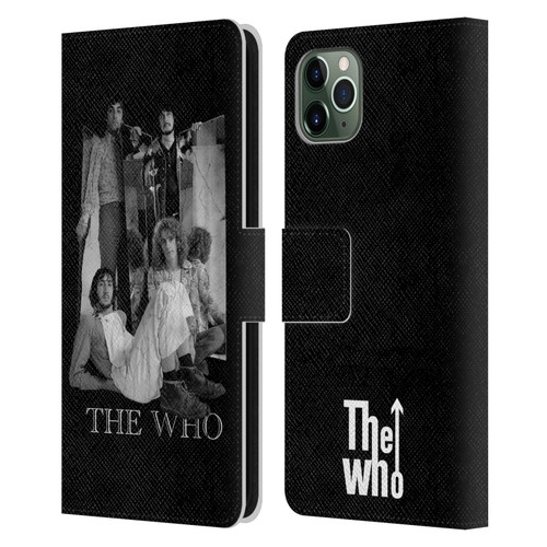 The Who Band Art Mirror Mono Distress Leather Book Wallet Case Cover For Apple iPhone 11 Pro Max