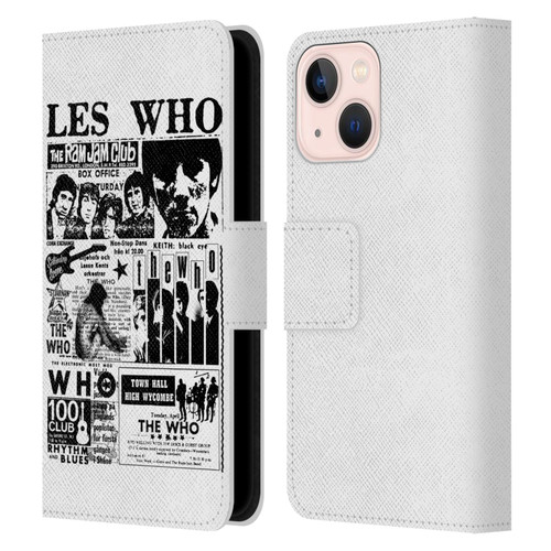 The Who Band Art Les Who Leather Book Wallet Case Cover For Apple iPhone 13 Mini