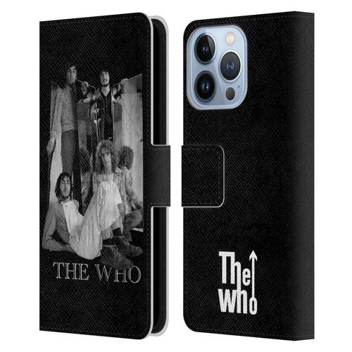 The Who Band Art Mirror Mono Distress Leather Book Wallet Case Cover For Apple iPhone 13 Pro