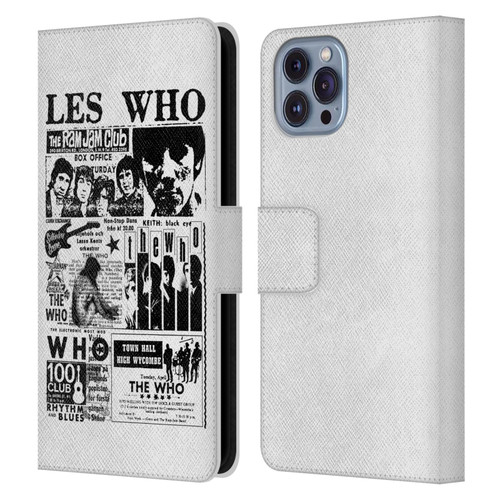The Who Band Art Les Who Leather Book Wallet Case Cover For Apple iPhone 14