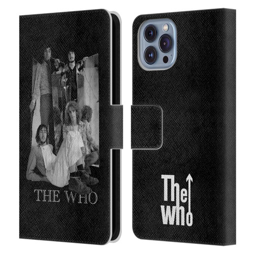 The Who Band Art Mirror Mono Distress Leather Book Wallet Case Cover For Apple iPhone 14