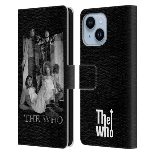 The Who Band Art Mirror Mono Distress Leather Book Wallet Case Cover For Apple iPhone 14 Plus