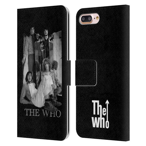 The Who Band Art Mirror Mono Distress Leather Book Wallet Case Cover For Apple iPhone 7 Plus / iPhone 8 Plus