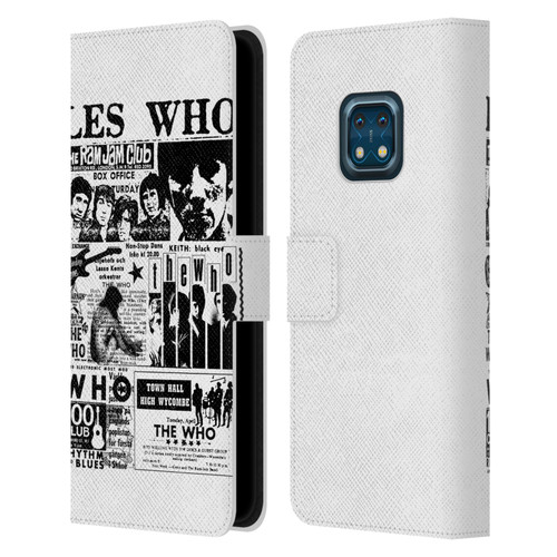 The Who Band Art Les Who Leather Book Wallet Case Cover For Nokia XR20