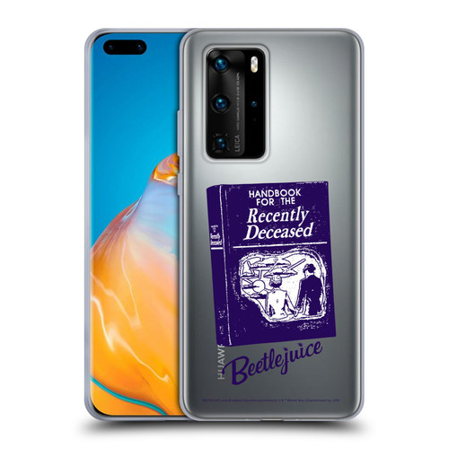 Beetlejuice Graphics Handbook Soft Gel Case for Huawei P40 Pro / P40 Pro Plus 5G