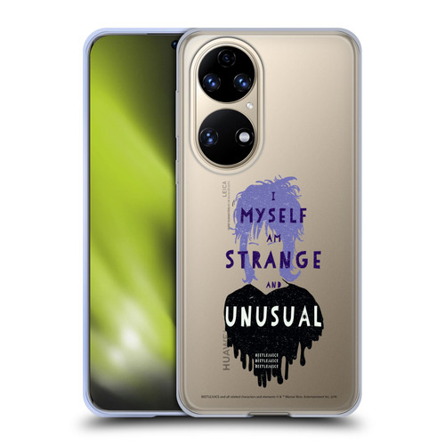 Beetlejuice Graphics Lydia Quote Soft Gel Case for Huawei P50