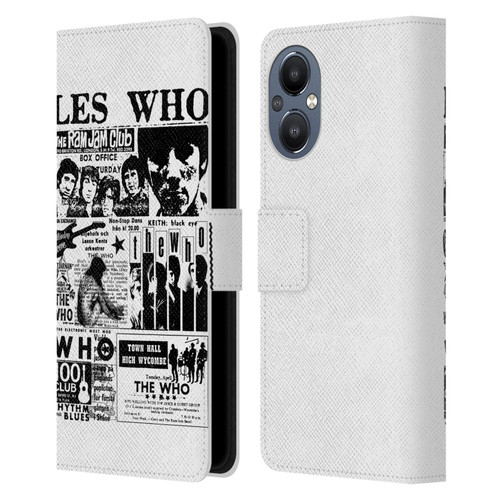 The Who Band Art Les Who Leather Book Wallet Case Cover For OnePlus Nord N20 5G