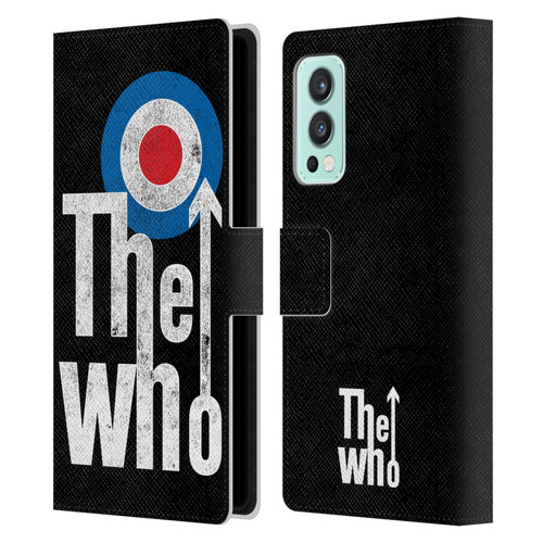 The Who Band Art Classic Target Logo Leather Book Wallet Case Cover For OnePlus Nord 2 5G