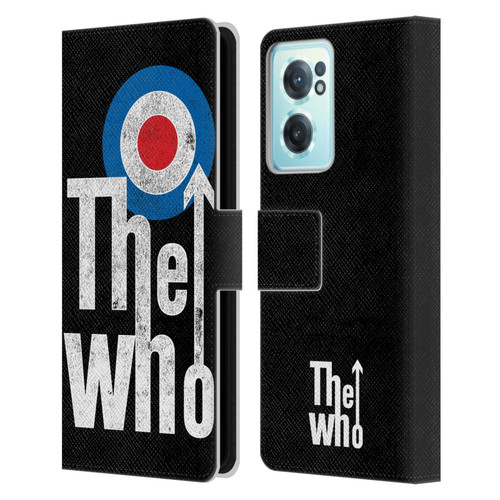 The Who Band Art Classic Target Logo Leather Book Wallet Case Cover For OnePlus Nord CE 2 5G